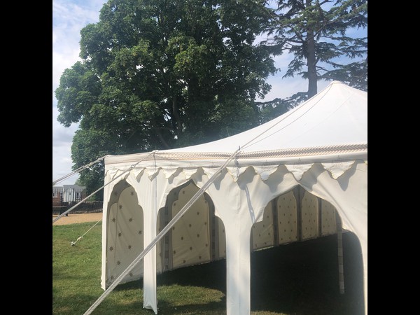 White Indian wedding marquee for sale