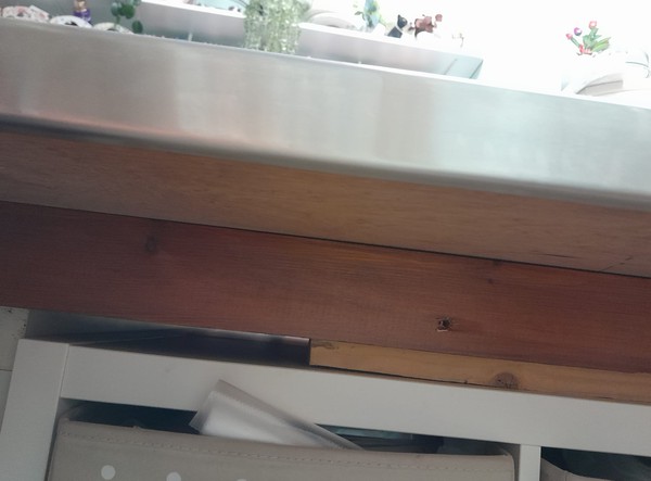 Stainless Steel Worktop Wood Core For Islands For Sale