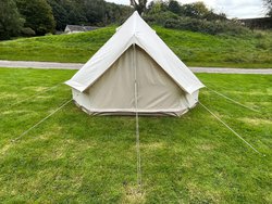 Secondhand Used 3m Deluxe Bell Tents with Built In Groundsheet For Sale