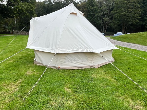 Secondhand Used 3m Deluxe Bell Tents with Built In Groundsheet