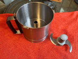 Secondhand Used Robot Coupe Cutter Bowl Spare/Replacement With Blade No Lid For Sale