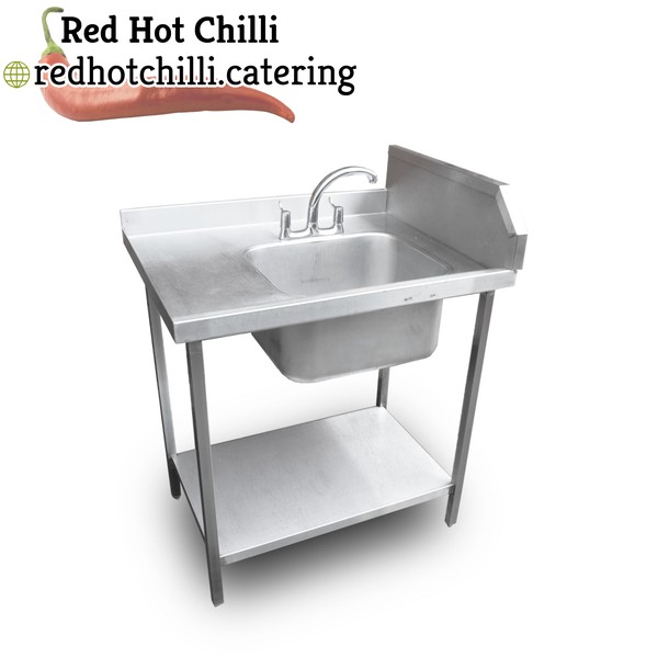 Secondhand 1m Stainless Steel Single Sink For Sale