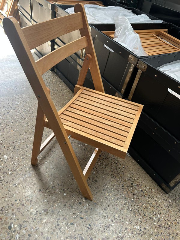 Folding wooden chairs for sale