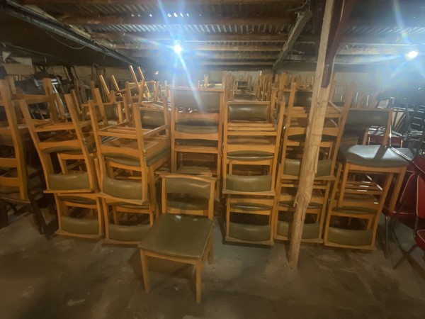 Secondhand chairs for churches