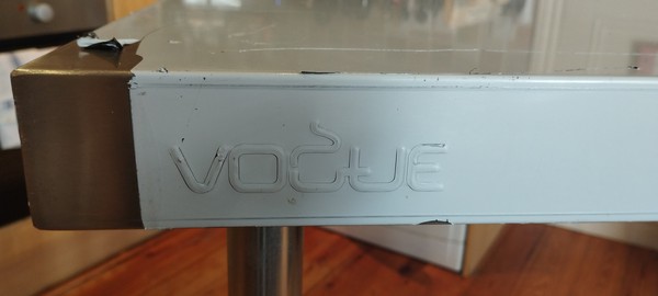 Vogue Stainless Steel Prep Table for sale