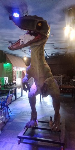 Secondhand Life Size Raptor Dinosaur For Sale