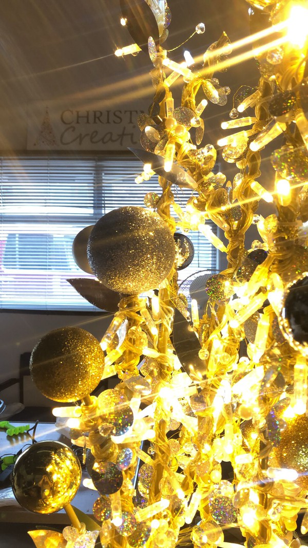 Gold Christmas decoration