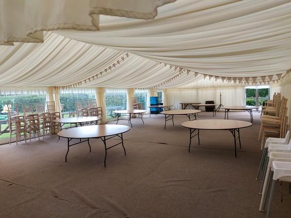 9m by 21m Single Span Marquee For Sale