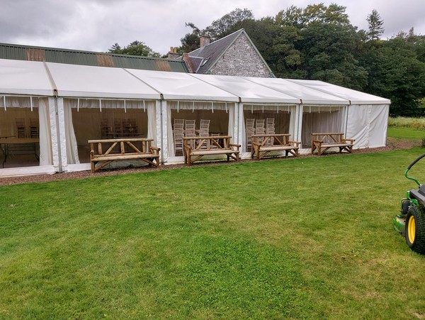 Secondhand Used 9m by 21m Single Span Marquee For Sale