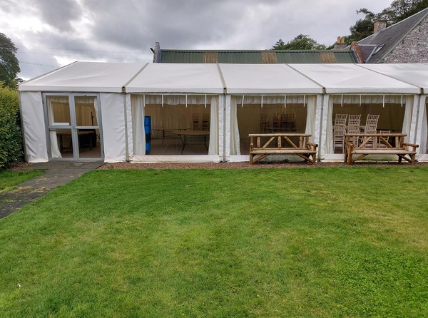 Used 9m by 21m Single Span Marquee For Sale