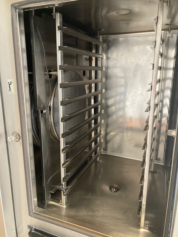 Secondhand Used Eloma B 10 Grid Combi Oven with Stand For Sale