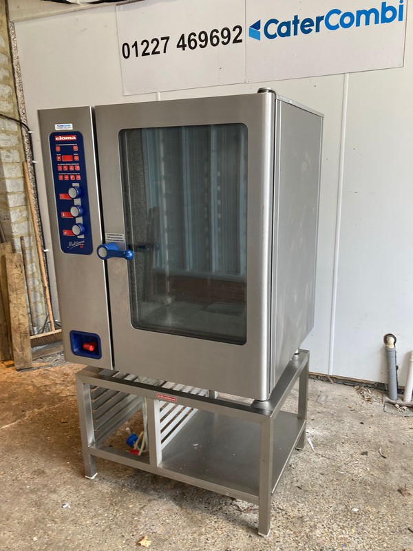 Used Eloma Multimax B 10 Grid Combi Oven with Stand