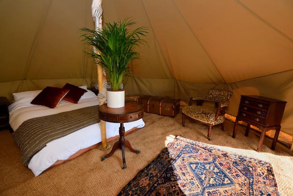 Fully Furnished Safari Bell Tents