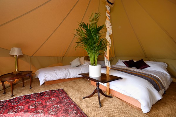 Secondhand Fully Furnished Safari Bell Tents