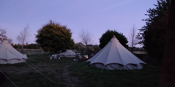Secondhand Used Fully Furnished Safari Bell Tents