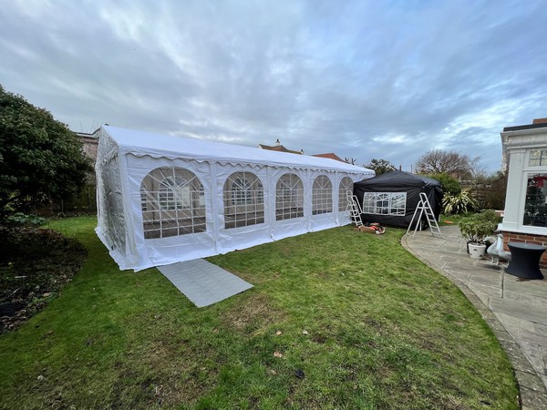 White Marquee With Flooring