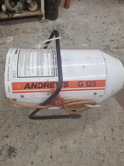 Andrews G125 direct heater