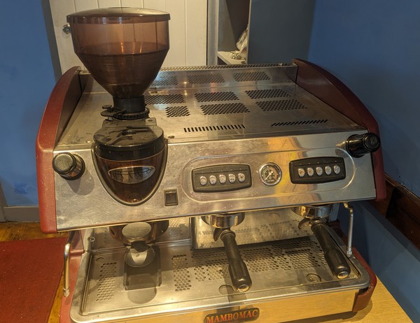 Secondhand Used Mambomac Elegance Bean to Cup Coffee Machine For Sale