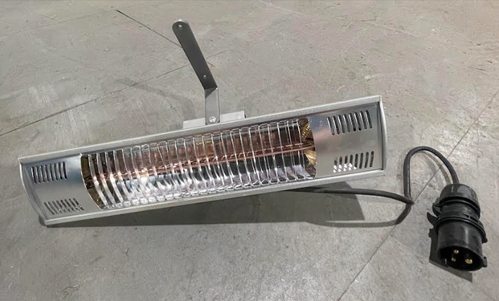 Radiant heater for marquees Radiant heater for marquees