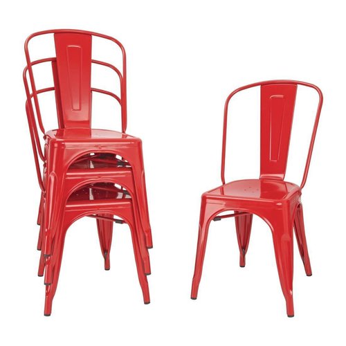 New Nisbets Red Tolix Chairs Stackable Bistro For Sale New Nisbets Red Tolix Chairs Stackable Bistro For Sale