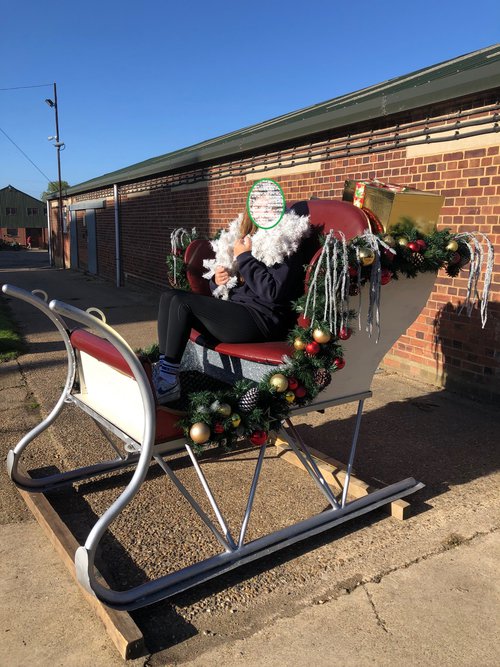 Farther Christmas Sleigh