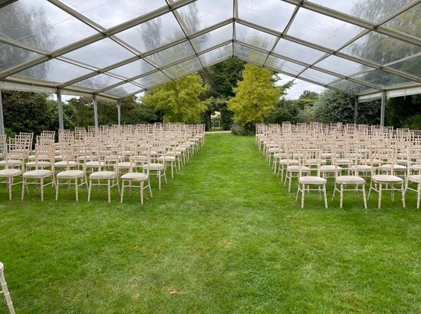 Used 12m x 24m Custom Covers Frame Marquee For Sale