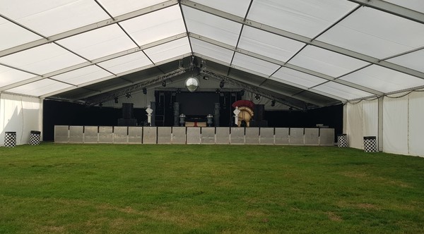 Secondhand 20m x 50m Roder Frame Marquee For Sale