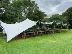 Grey stretch tents for sale