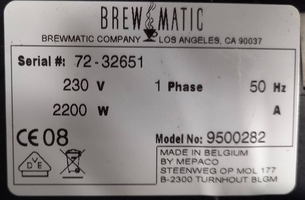 Brewmatic Filter Coffee Machine for sale
