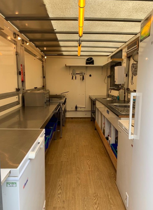 Used Unique 16ft Catering Trailer and Business