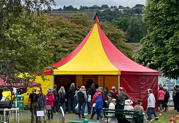 Circus style tent