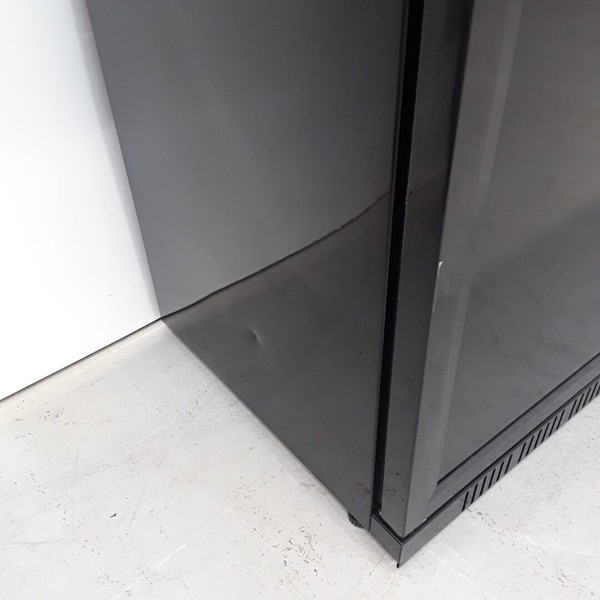 Bar fridge in black (three door)