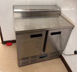 Two door pizza fridge for sale