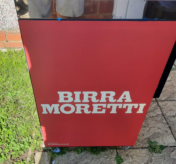 New Birra Moretti Mobile Bar Beer Pump For Sale