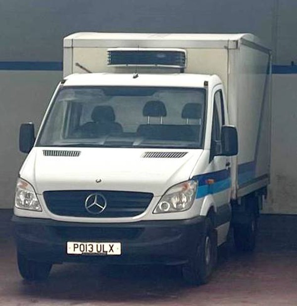 Mercedes box van with generator