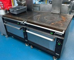 Secondhand Used 2x Falcon Heavy Duty Bullseye Ovens For Sale