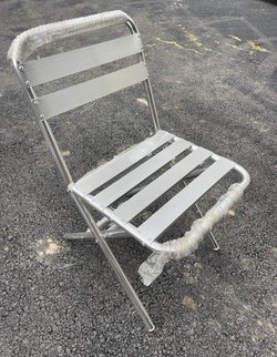 Folding aluminium chairs for sale