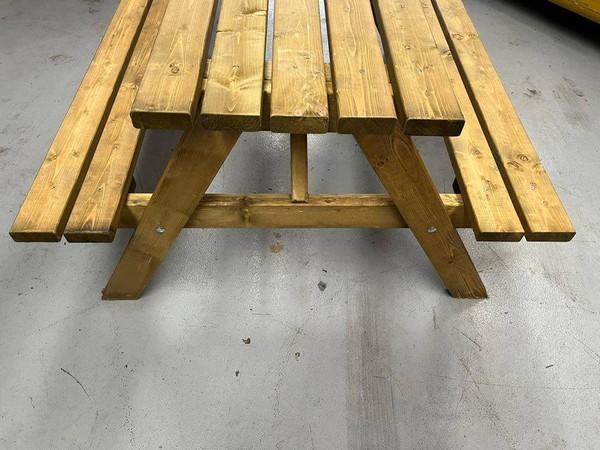 Wooden picknick benches - North Yorkshire