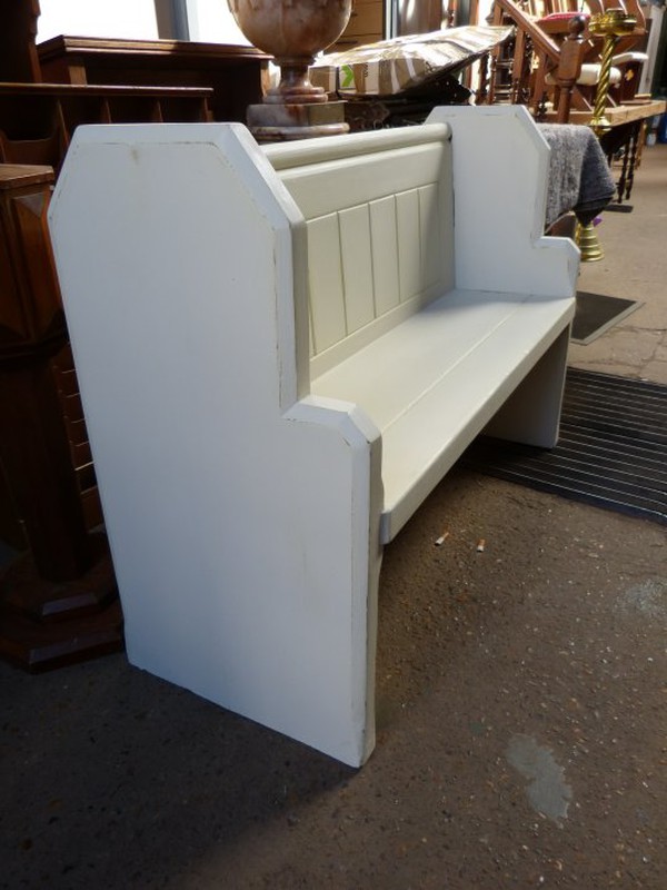 Hugglescote Church Chapel Farrow and Ball Painted Pew