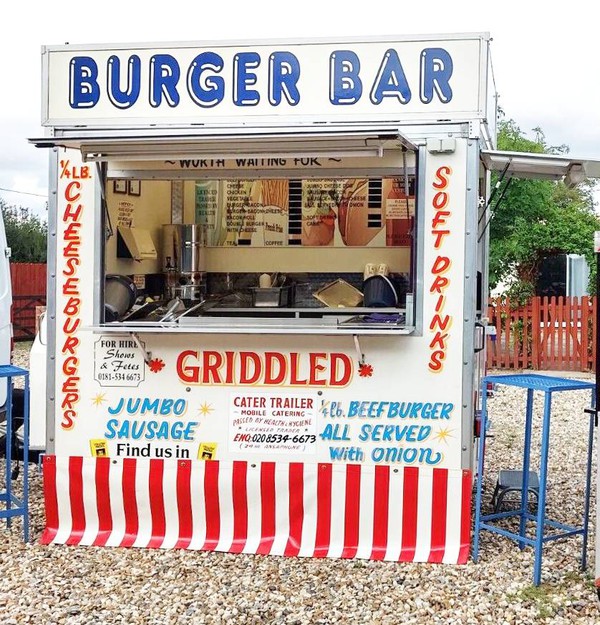 Burger trailer for sale
