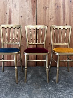 Secondhand 300x Gold Cheltenham Chairs For Sale