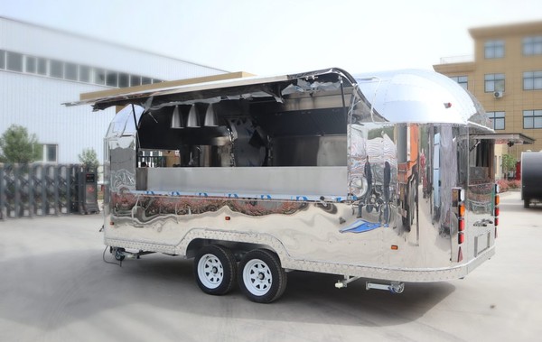 4.5m Airstream Style Catering Trailer for sale