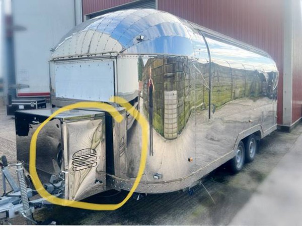 Aluminium catering trailer for sale