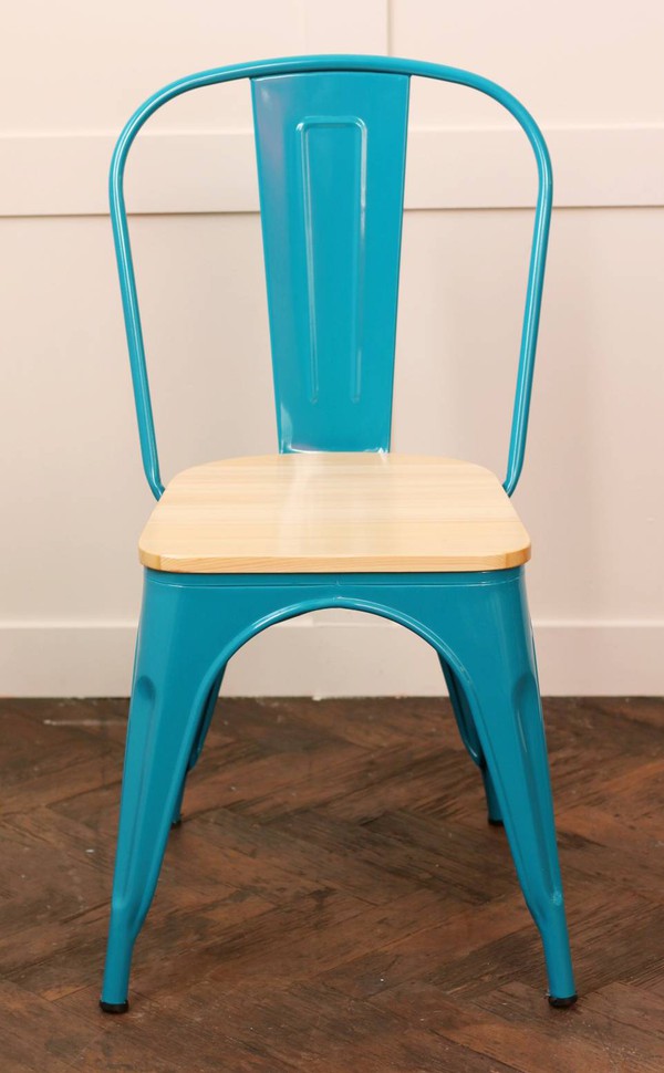 Blue / Teal Tolix cafe chairs