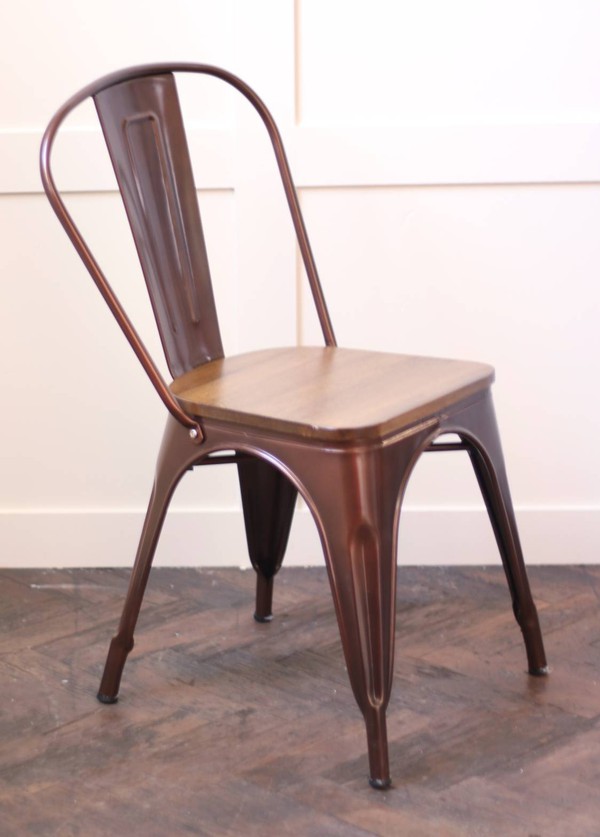 Copper Tolix chairs