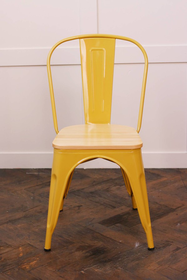 Yellow cafe chairs