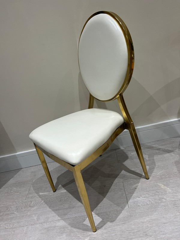 Louis Chairs with Gold Frames