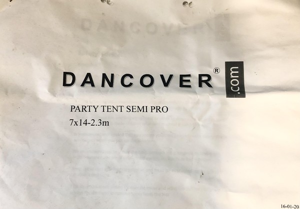 Dancover marquee for sale
