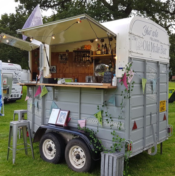Secondhand Vintage Rice Horsebox Bar, The Old Mule For Sale