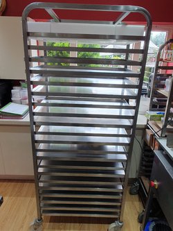 Stainless Steel Bakers Trolley